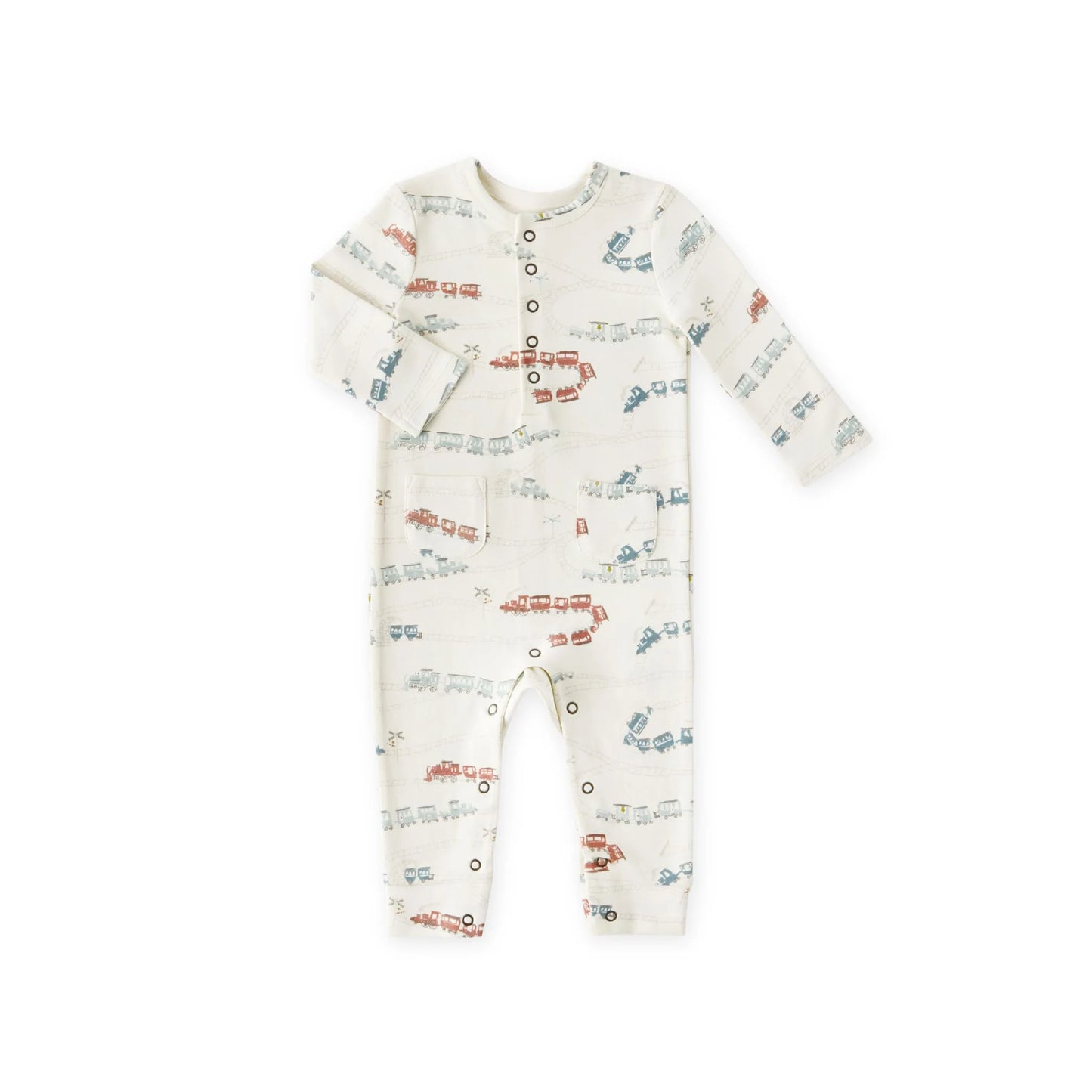 Henley Patch Rocket Romper | Locomotive