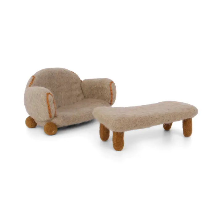 Mini Felt Sofa & Coffee Table
