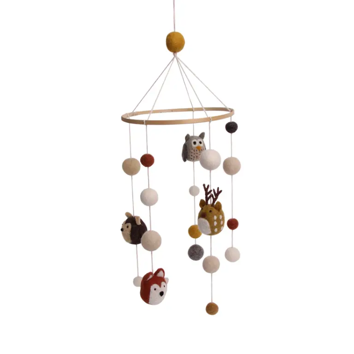 Felt Forest Animals Mobile