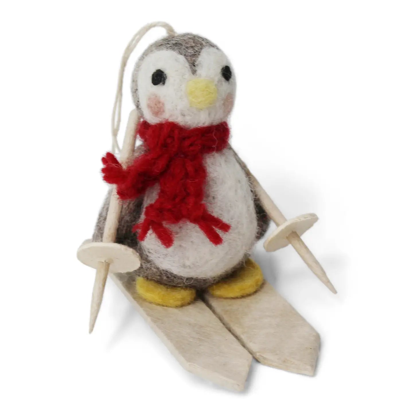 Penguin On Skis Ornament