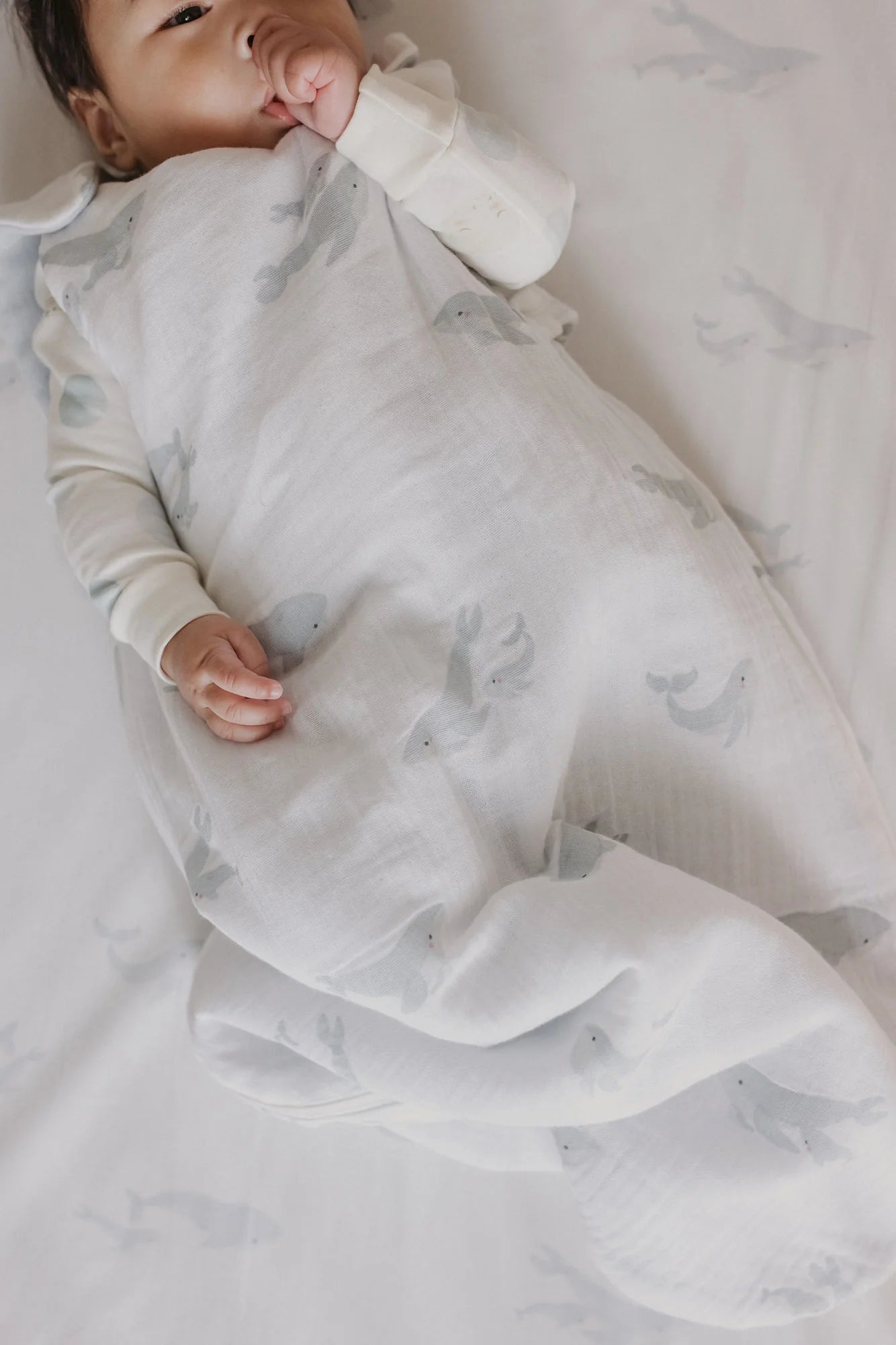 Organic Cotton Sleep Bag | Follow Me Whale