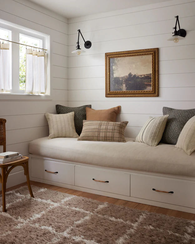 Amira Rug | Khaki & Ivory