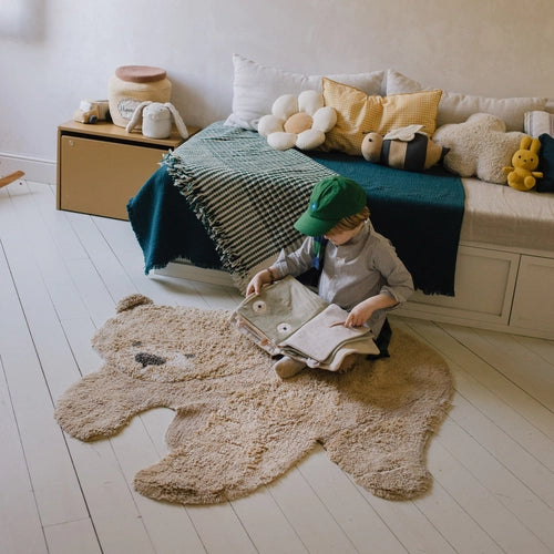 Washable Animal Bear Rug