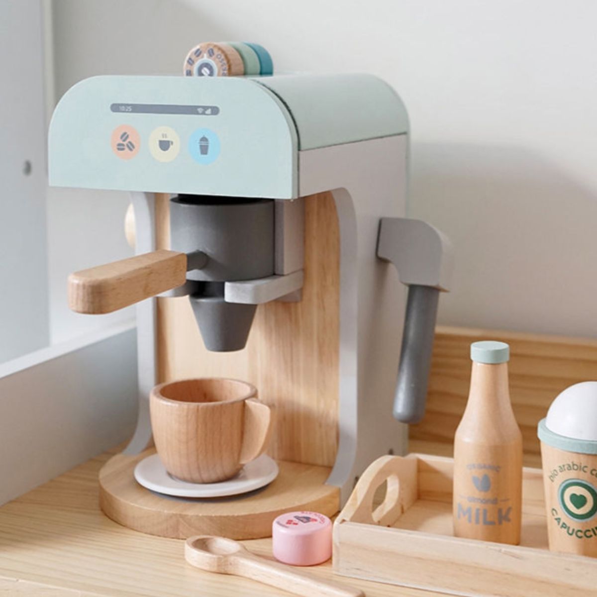Wooden Coffee Machine
