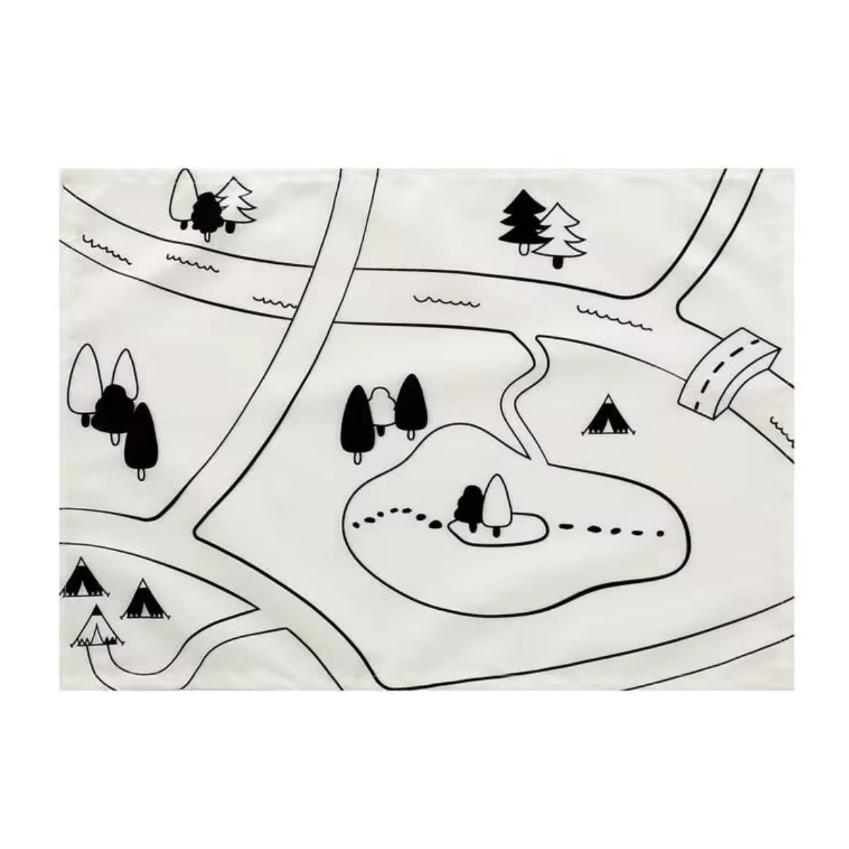 Canvas Map Play Mat