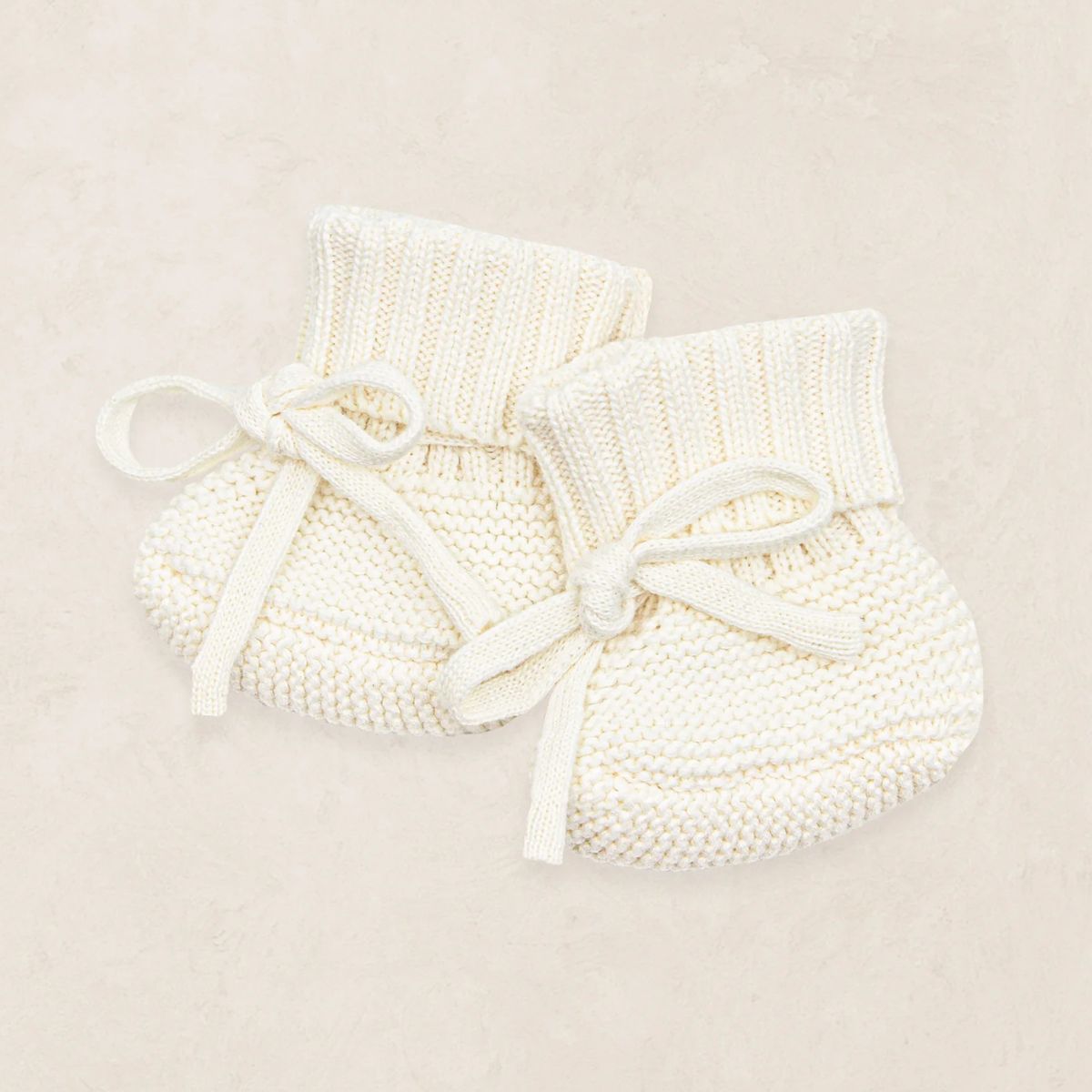 Knit Booties | Ivory
