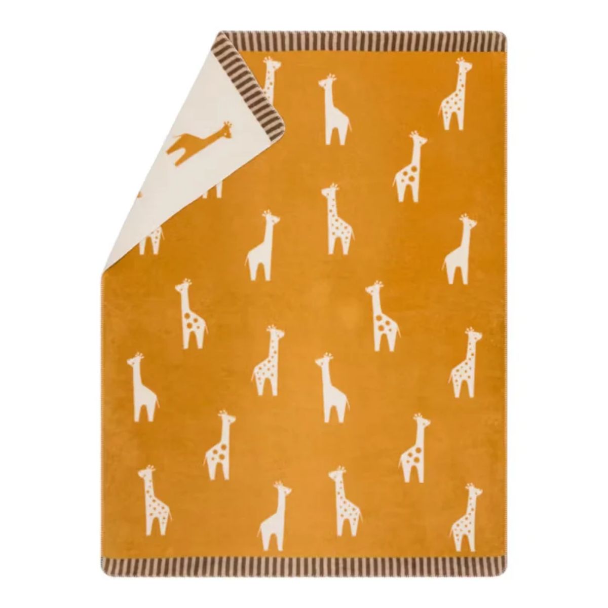 Golden Giraffe Blanket