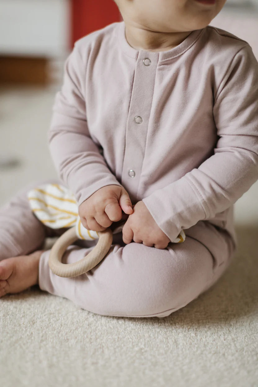 Essentials Cotton Romper | Pale Pink