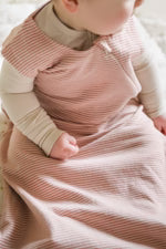 Sailor Stripe Front Zipper 1.0 TOG Sleep Bag | Tea Rose