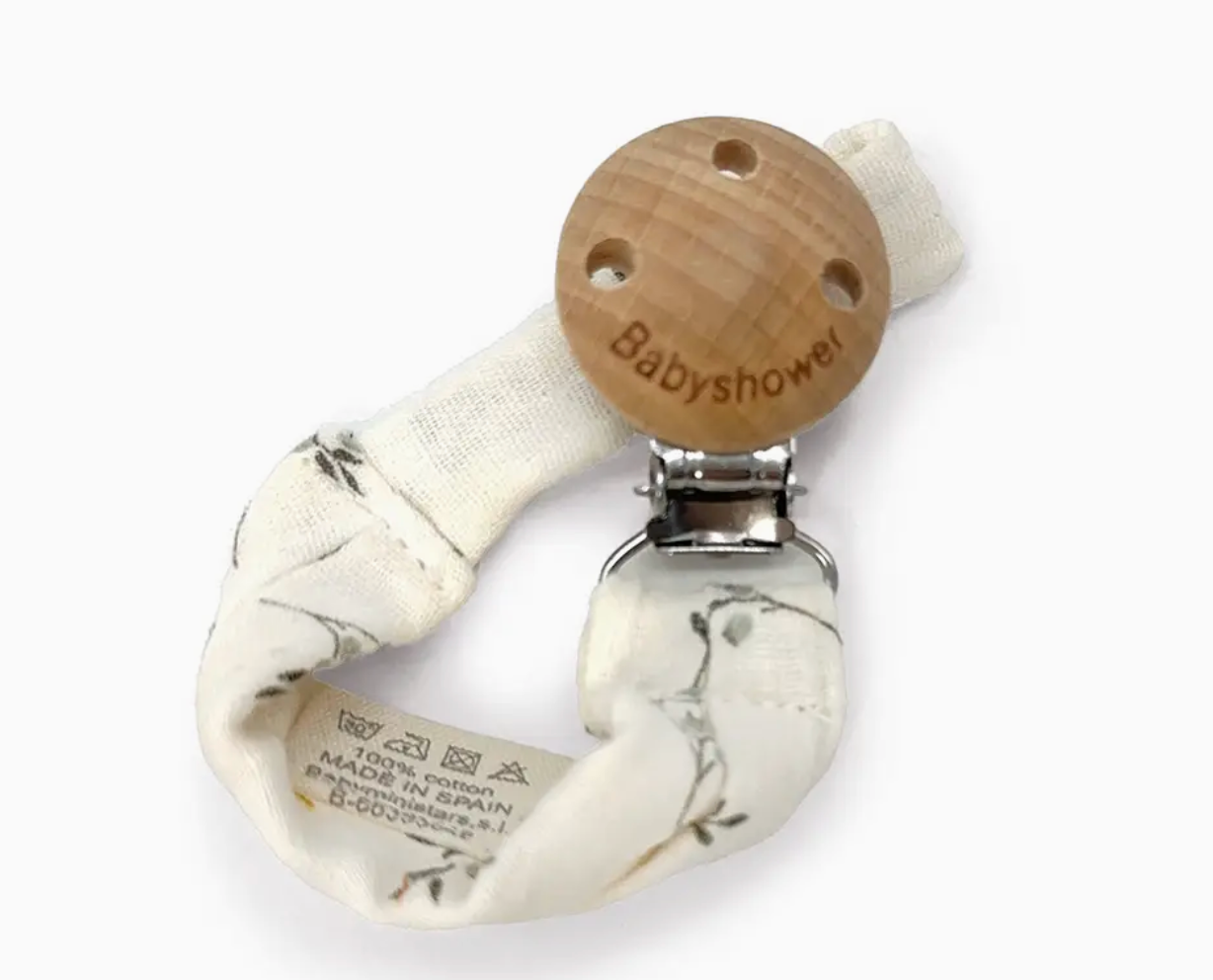 Wooden Pacifier Clip