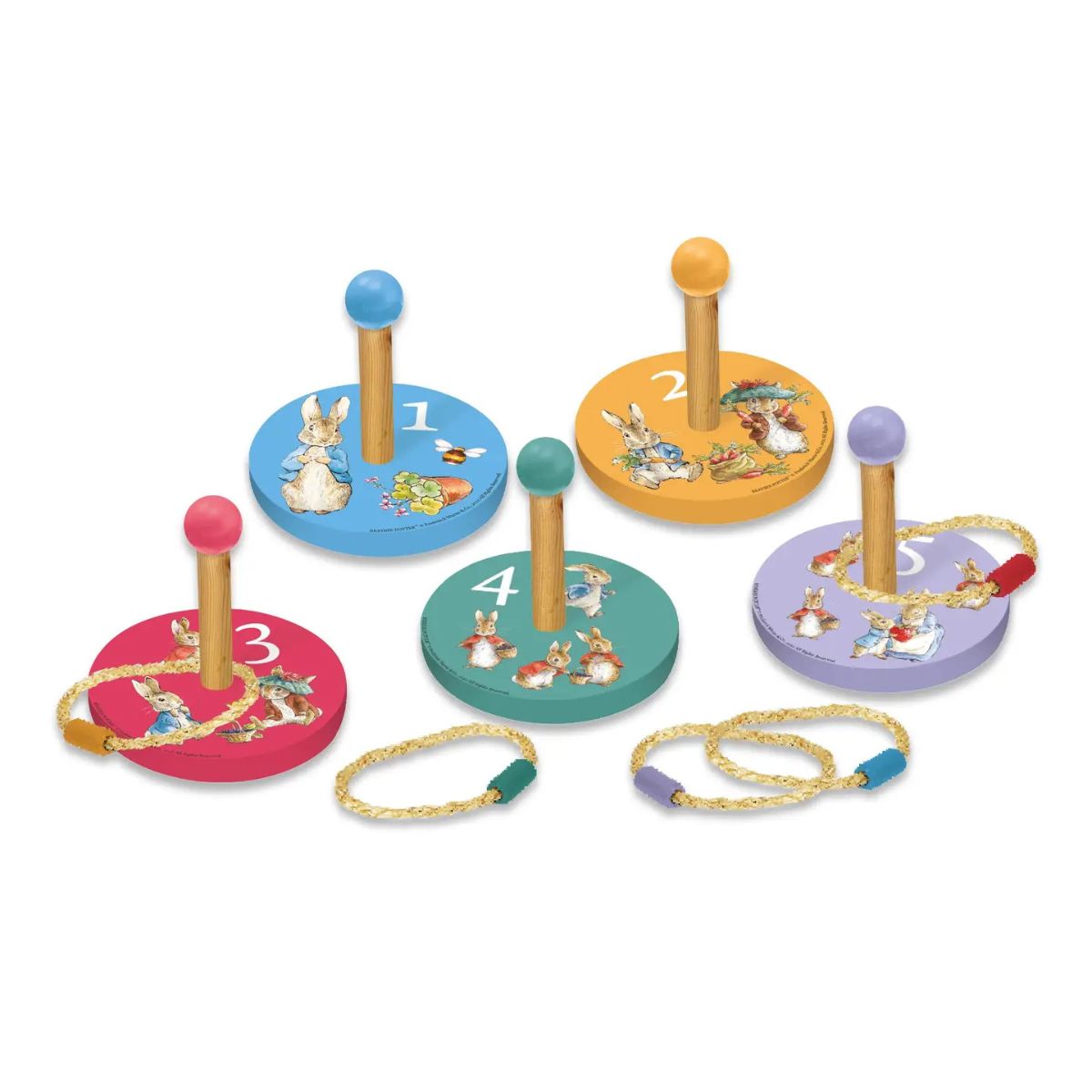Peter Rabbit Wooden Ring Toss