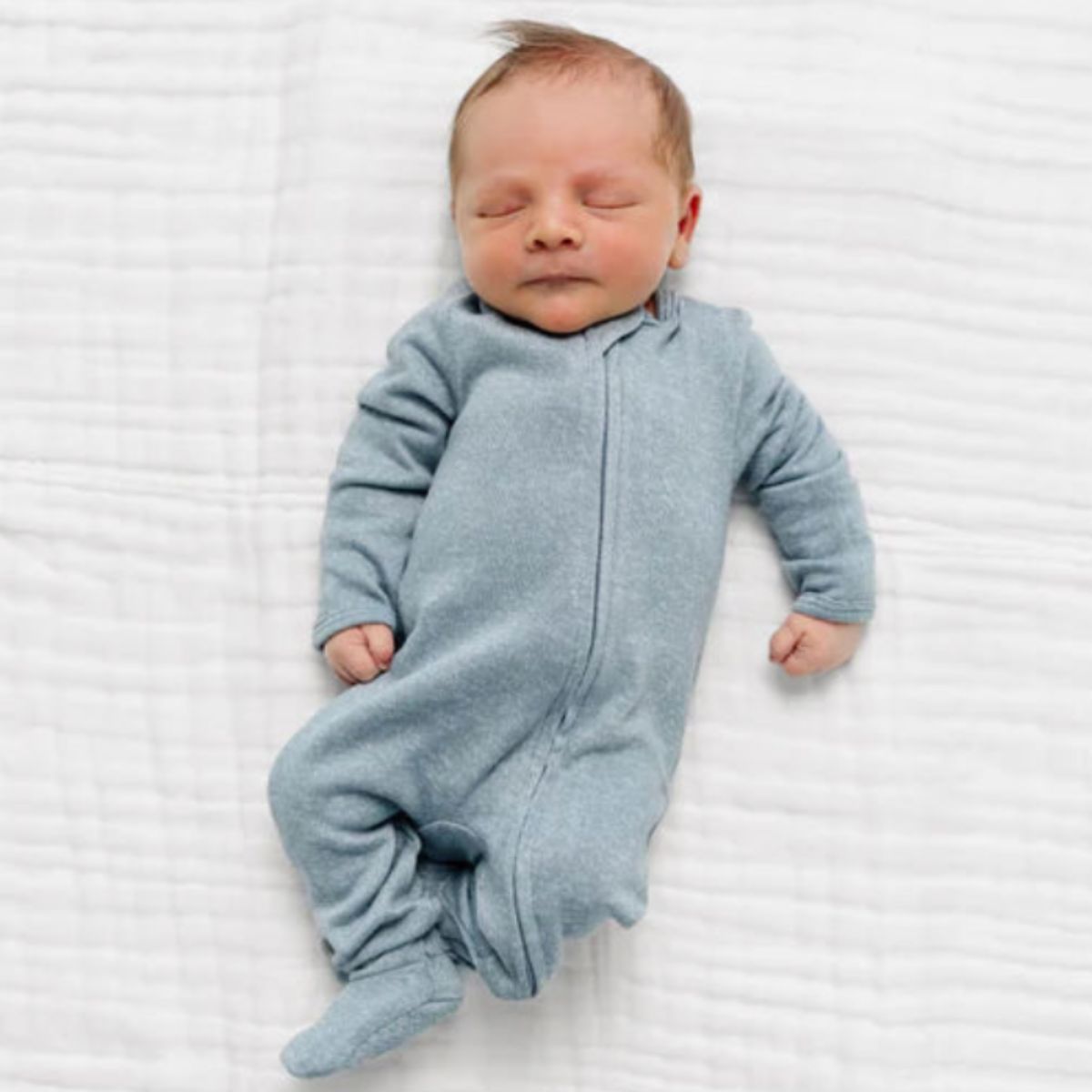 Miller Plush Knit Zipper Footies