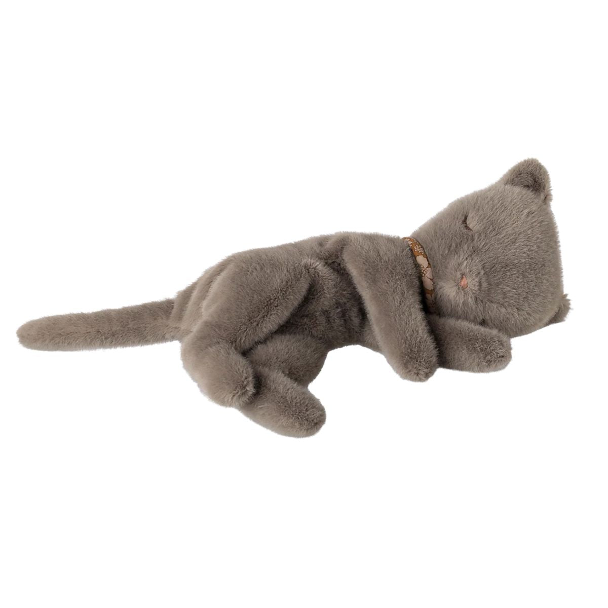 Sleeping Kitten Plush | Grey
