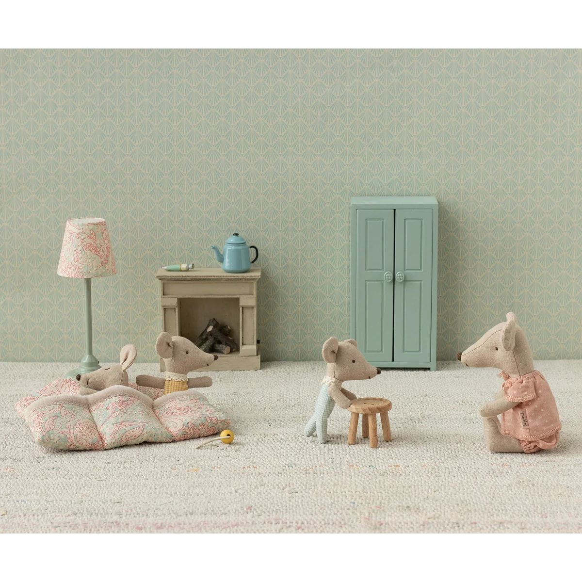 Baby Triplet Mice in Matchbox