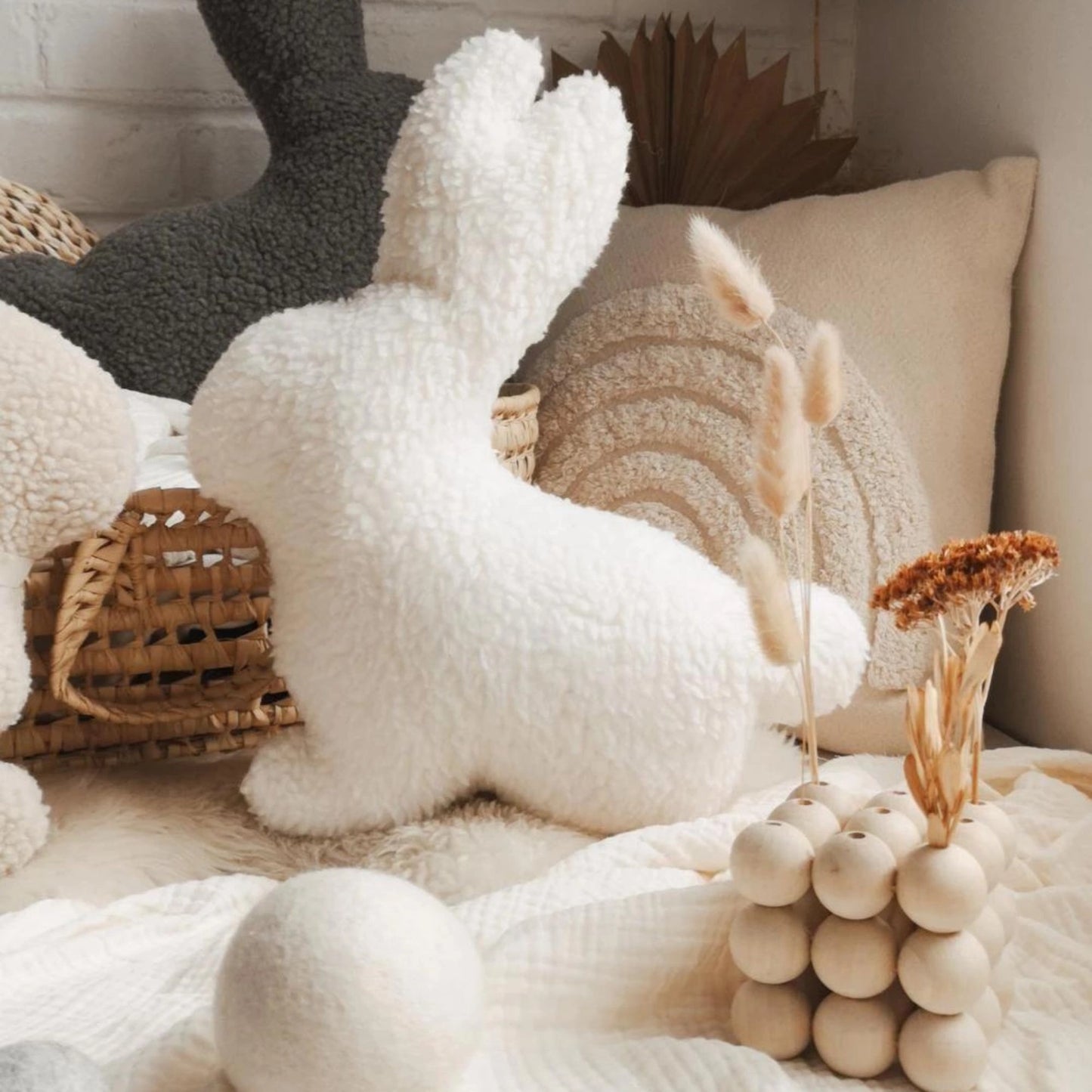Bunny Pillow | White