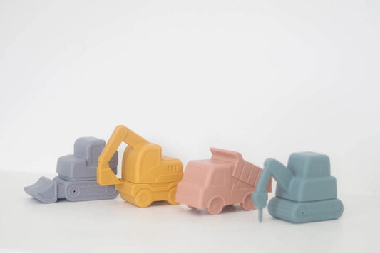 Silicone Water Toy Truck Set