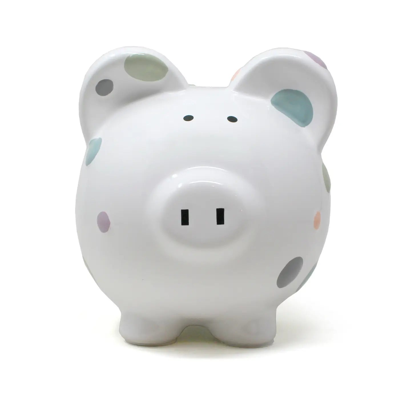 Pastel Polka Dot Piggy Bank