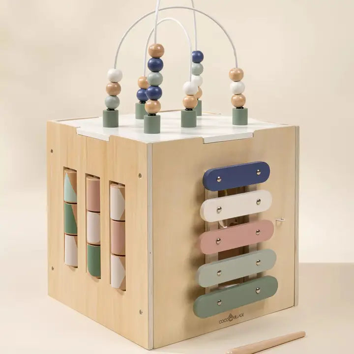 Wooden Learning Cube Toy