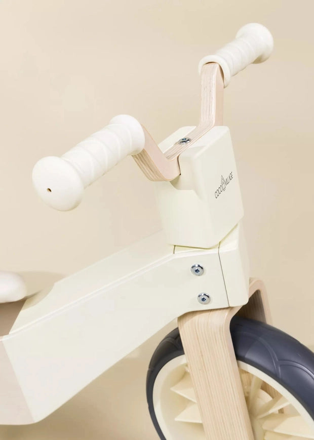 Wooden Balance Bike | White