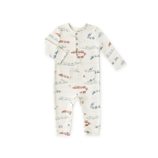 Henley Patch Rocket Romper | Locomotive