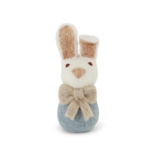 Mini Bunny with Bow | Blue