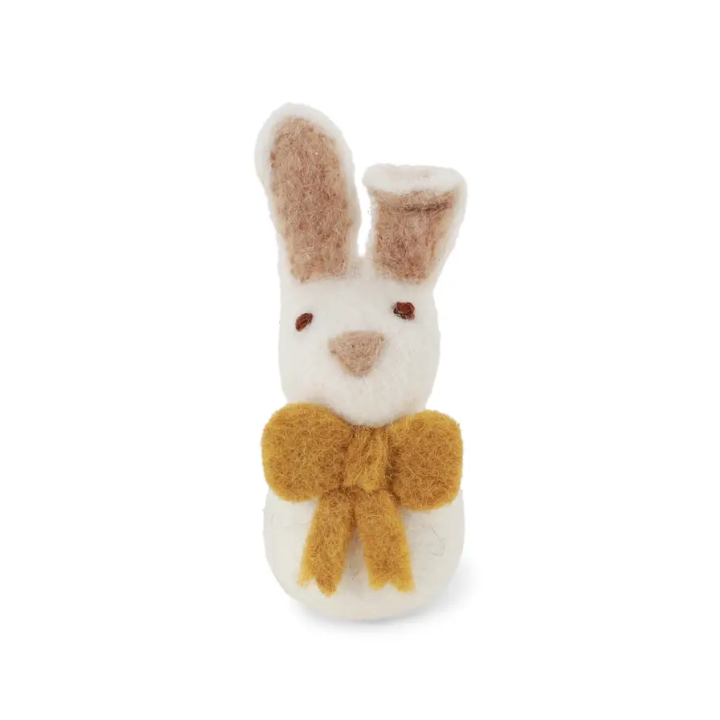 Mini Bunny with Bow | Yellow