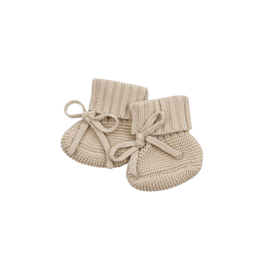 Knit Booties | Tan