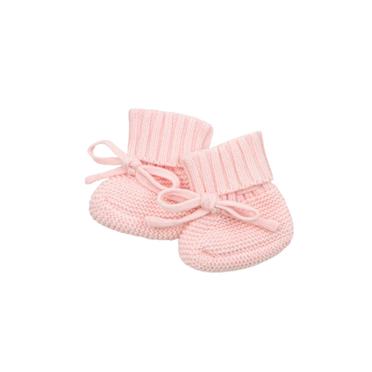 Knit Booties | Blush