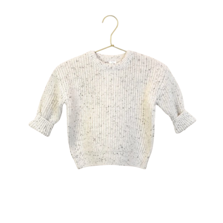 Chunky Knit Sweater | Cream Speckle