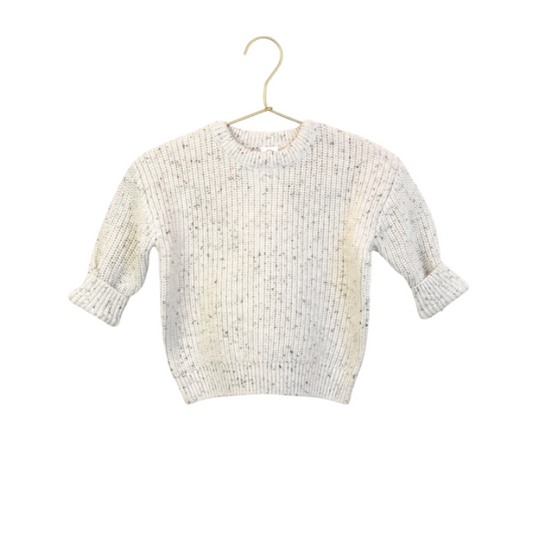Chunky Knit Sweater | Cream Speckle