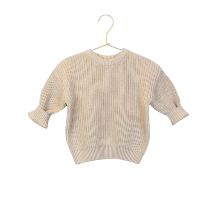 Chunky Knit Sweater | Tan