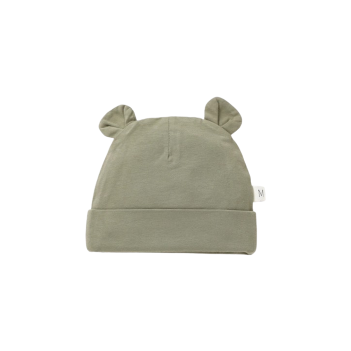 Baby Bear Beanie | Moss