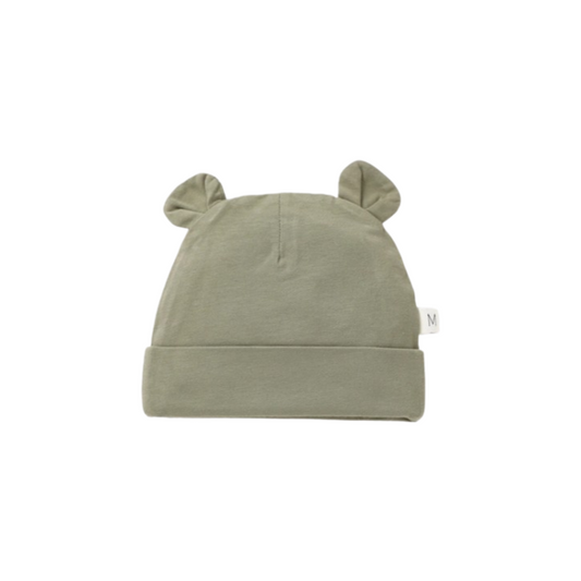 Baby Bear Beanie | Moss
