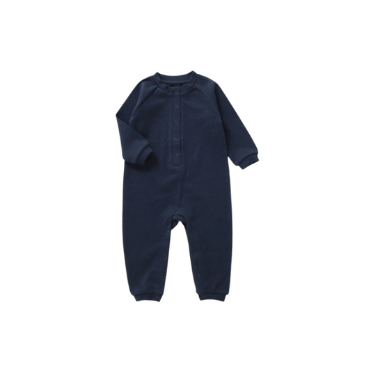 Brushed Playsuit | Deep Blue