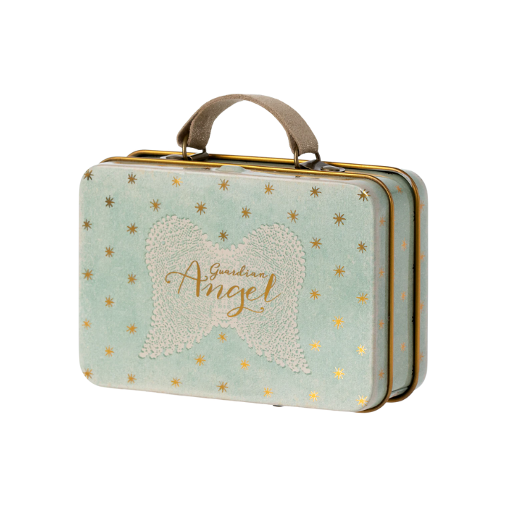 Angel Mouse in Suitcase