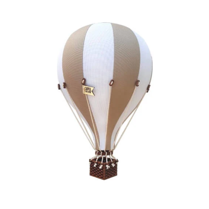 Hot Air Balloon | Gold & White