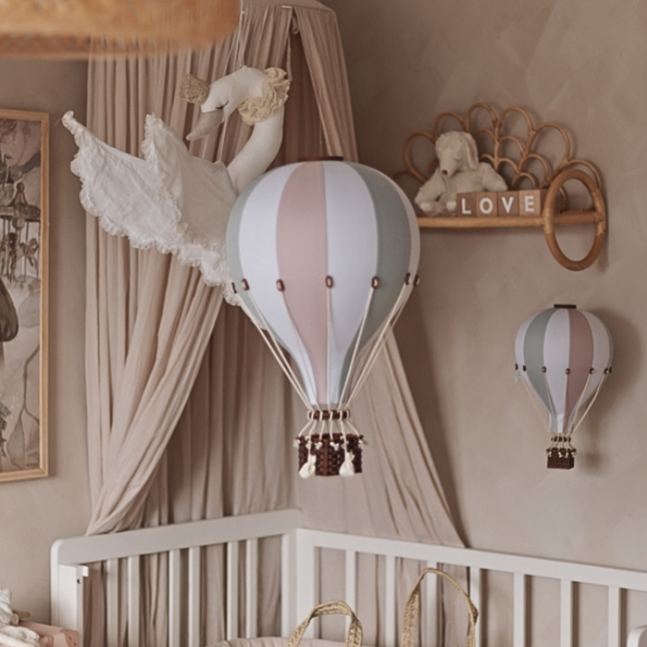 Hot Air Balloon | White, Mint & Lilac