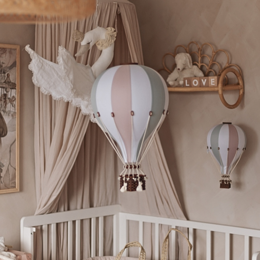 Hot Air Balloon | White, Mint & Lilac