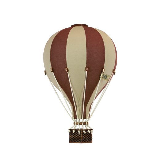 Hot Air Balloon | Light Brown & Dark Brown