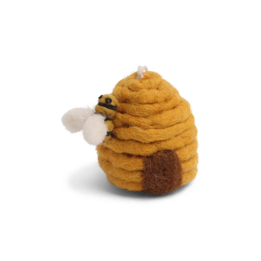 Felted Wool Bee Hive