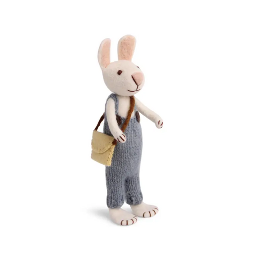 Blue Overall Bunny