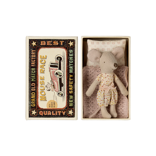 Little Sister Mouse in Matchbox
