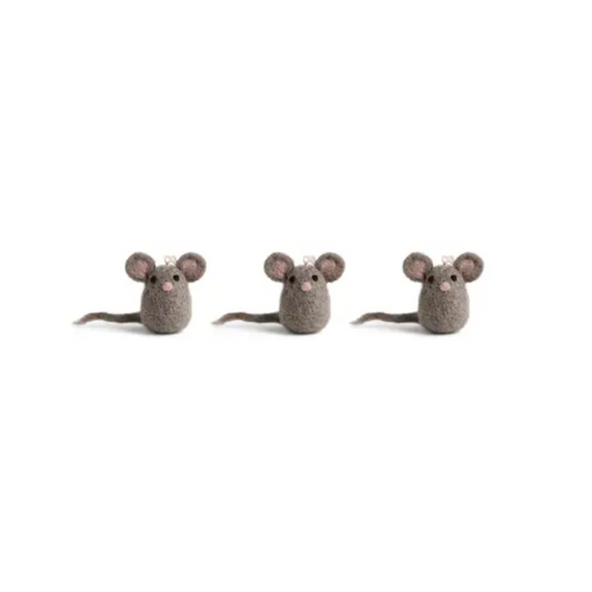 Mini Felt Mouse | Set of 3