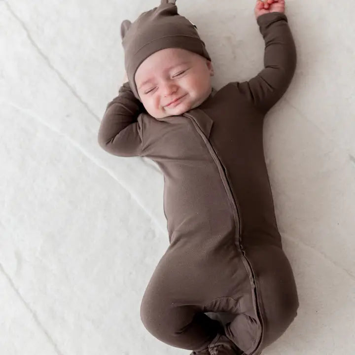 Jersey Footie | Walnut