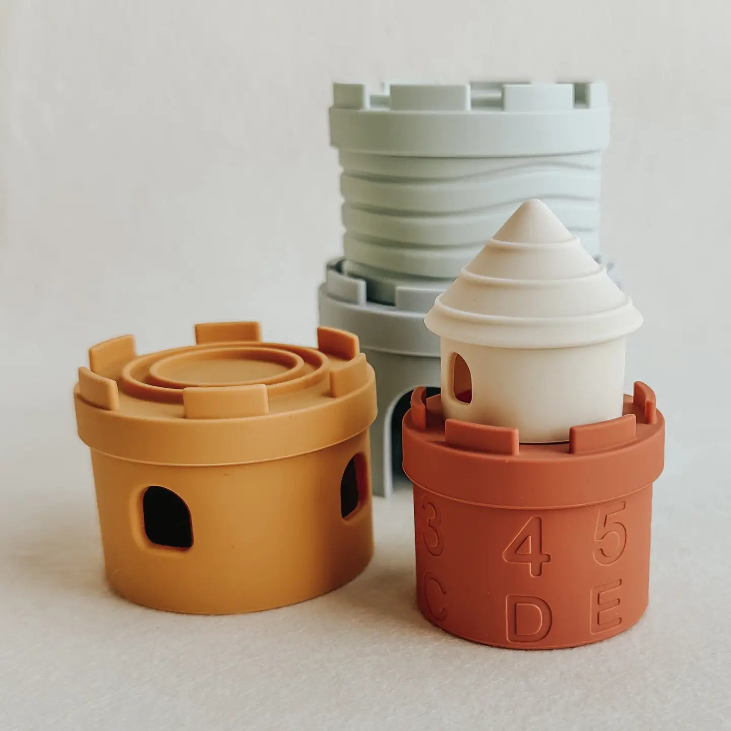 Silicone Stacking Cup Castle