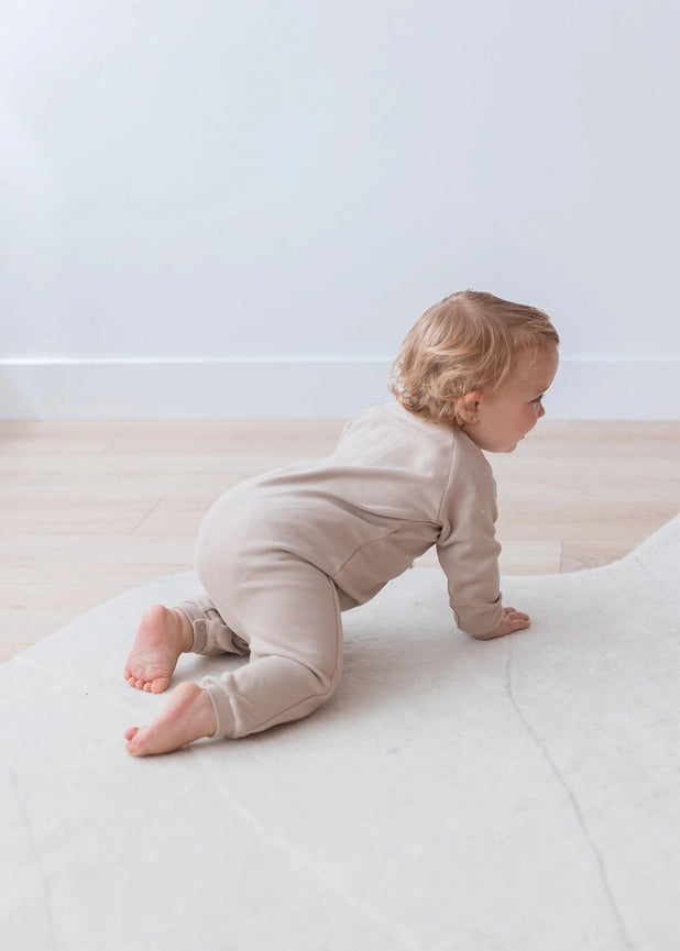 Brushed Playsuit | Oat