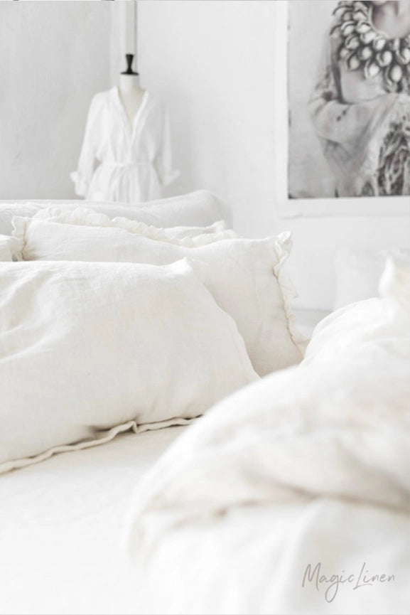 Linen Duvet Cover | White