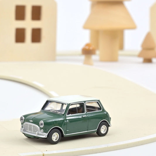 1964 Mini Cooper S | Almond Green & White Roof