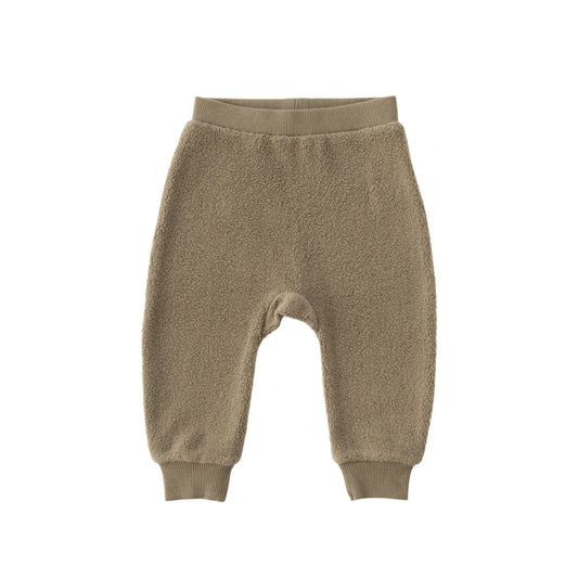 Teddy Fleece Harem Pant | Moss