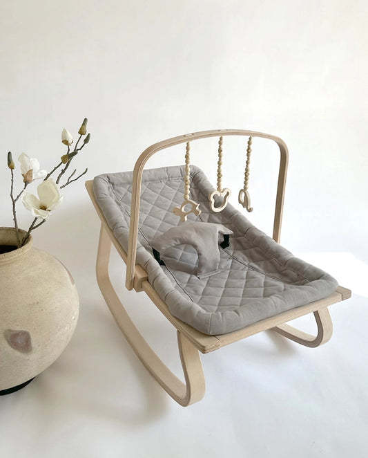 Baby Seesaw & Play Bow | Moon Grey